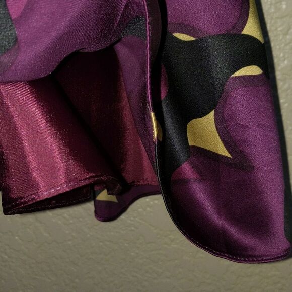 Cynthia Steffe 100% Silk Dress Fit and Flare Purple Bow 2 - Picture 4 of 8